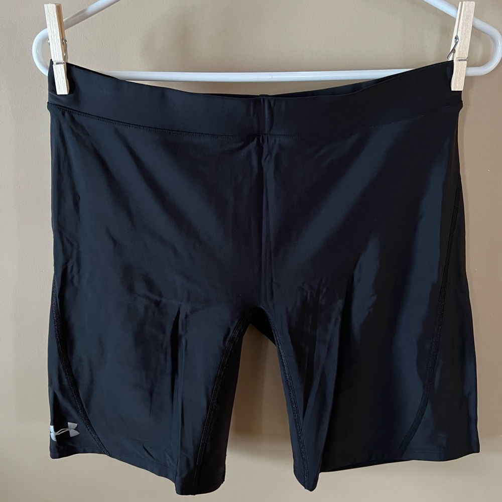 Under Armour spandex bike workout shorts black XL